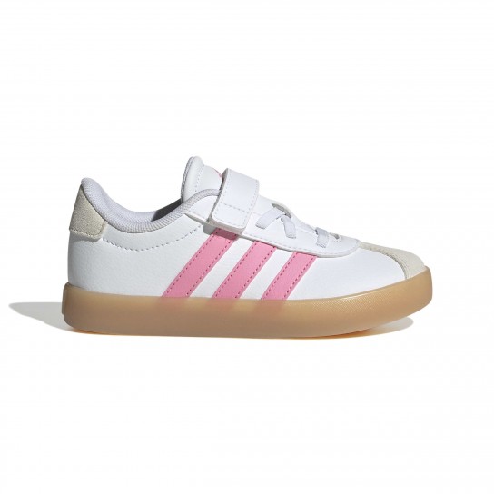 Adidas VL Court 3.0 EL C - Branco/Rosa